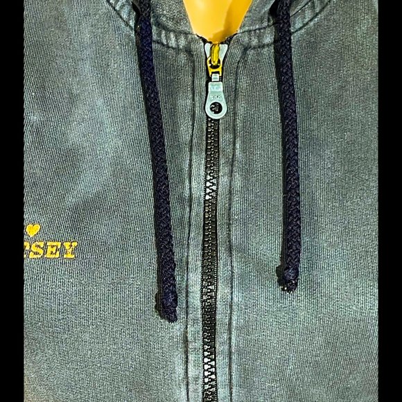 ▪️BETSEY JOHNSON▪️Distressed Black RARE Cotton 🖤BETSEY Graphic Hoodie Jacket - Picture 7 of 12